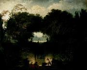 Jean-Honore Fragonard Der Garten der Villa d'Este oil painting artist